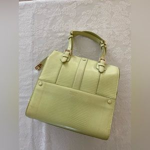 Giorgio Armani Green Lizard Handbag